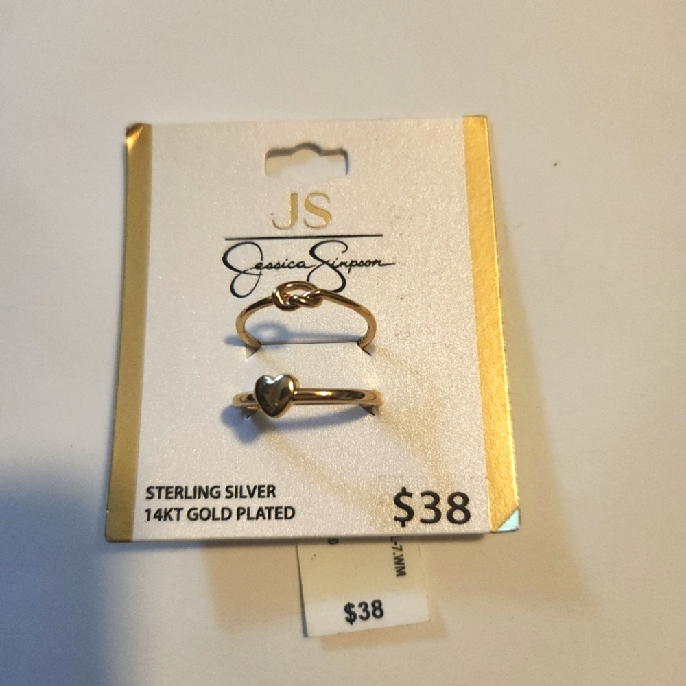 Jessica Simpson ring set